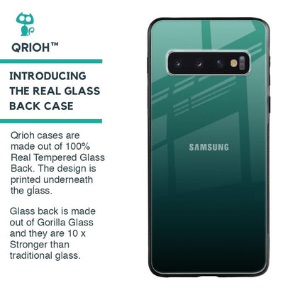 Palm Green Glass Case For Samsung Galaxy S10