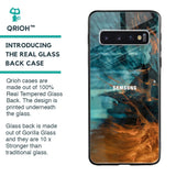 Golden Splash Glass Case for Samsung Galaxy S10
