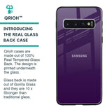 Dark Purple Glass Case for Samsung Galaxy S10