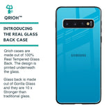 Blue Aqua Glass Case for Samsung Galaxy S10