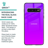 Purple Pink Glass Case for Samsung Galaxy S10