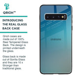 Sea Theme Gradient Glass Case for Samsung Galaxy S10