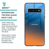 Sunset Of Ocean Glass Case for Samsung Galaxy S10