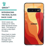 Magma Color Pattern Glass Case for Samsung Galaxy S10