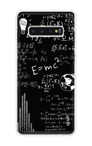 Equation Doodle Samsung Galaxy S10 Back Cover