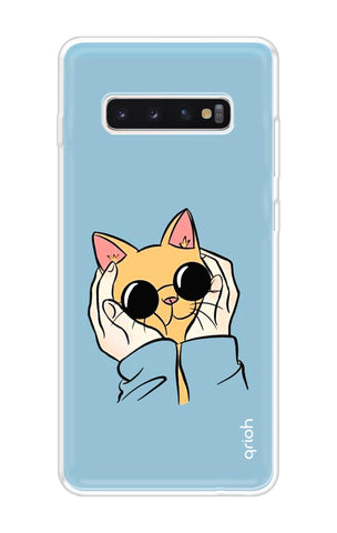 Attitude Cat Samsung Galaxy S10 Back Cover