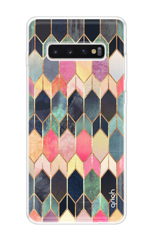 Shimmery Pattern Samsung Galaxy S10 Back Cover