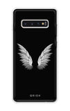 White Angel Wings Samsung Galaxy S10 Back Cover