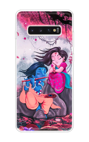 Radha Krishna Art Samsung Galaxy S10 Back Cover