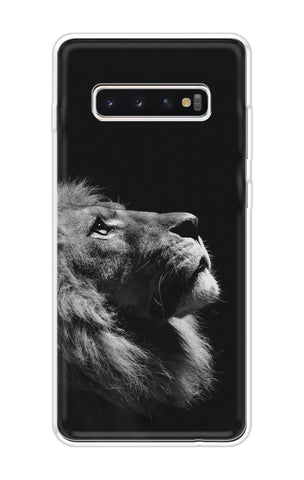 Lion Looking to Sky Samsung Galaxy S10 Back Cover