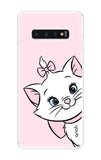 Cute Kitty Samsung Galaxy S10 Back Cover