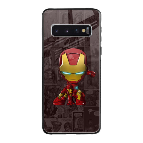 Angry Baby Super Hero Samsung Galaxy S10 Plus Glass Back Cover Online