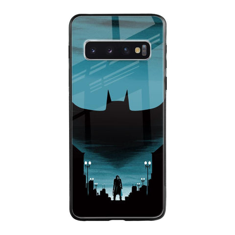 Cyan Bat Samsung Galaxy S10 Plus Glass Back Cover Online