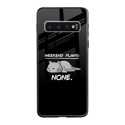 Weekend Plans Samsung Galaxy S10 Plus Glass Back Cover Online