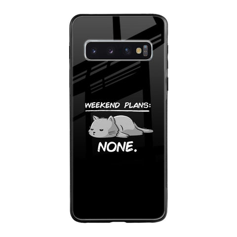 Weekend Plans Samsung Galaxy S10 Plus Glass Back Cover Online
