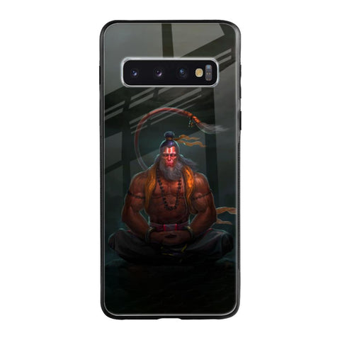 Lord Hanuman Animated Samsung Galaxy S10 Plus Glass Back Cover Online