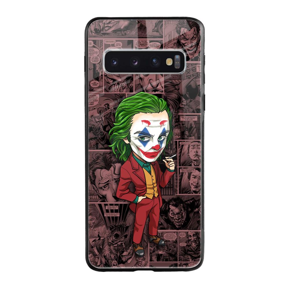 Joker Cartoon Samsung Galaxy S10 Plus Glass Back Cover Online