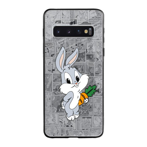 Cute Baby Bunny Samsung Galaxy S10 Plus Glass Back Cover Online
