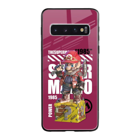 Gangster Hero Samsung Galaxy S10 Plus Glass Back Cover Online