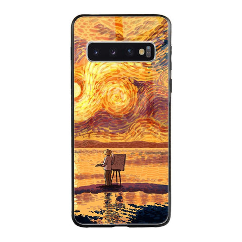 Sunset Vincent Samsung Galaxy S10 Plus Glass Back Cover Online