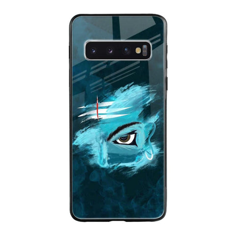 Power Of Trinetra Samsung Galaxy S10 Plus Glass Back Cover Online