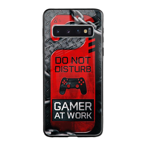 Do No Disturb Samsung Galaxy S10 Plus Glass Back Cover Online