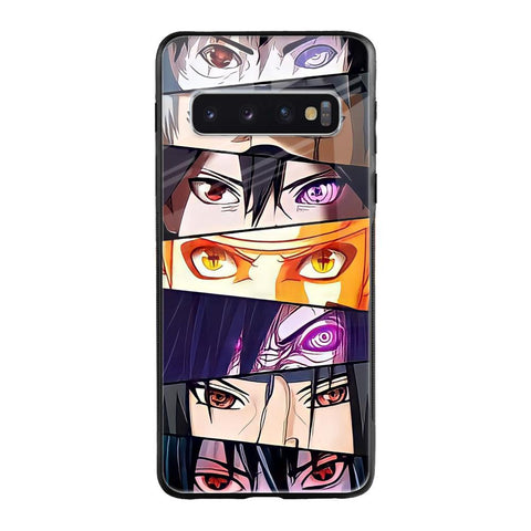 Anime Eyes Samsung Galaxy S10 Plus Glass Back Cover Online