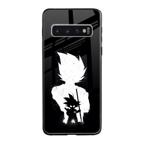 Monochrome Goku Samsung Galaxy S10 Plus Glass Back Cover Online