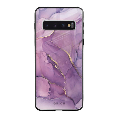 Purple Gold Marble Samsung Galaxy S10 Plus Glass Back Cover Online