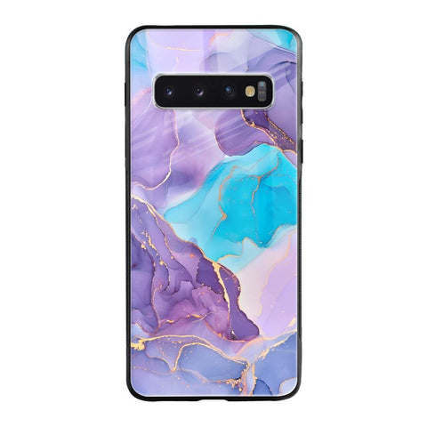 Alcohol ink Marble Samsung Galaxy S10 Plus Glass Back Cover Online