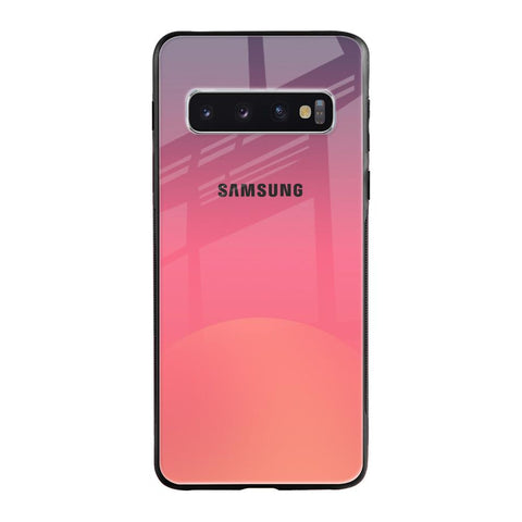 Sunset Orange Samsung Galaxy S10 Plus Glass Cases & Covers Online