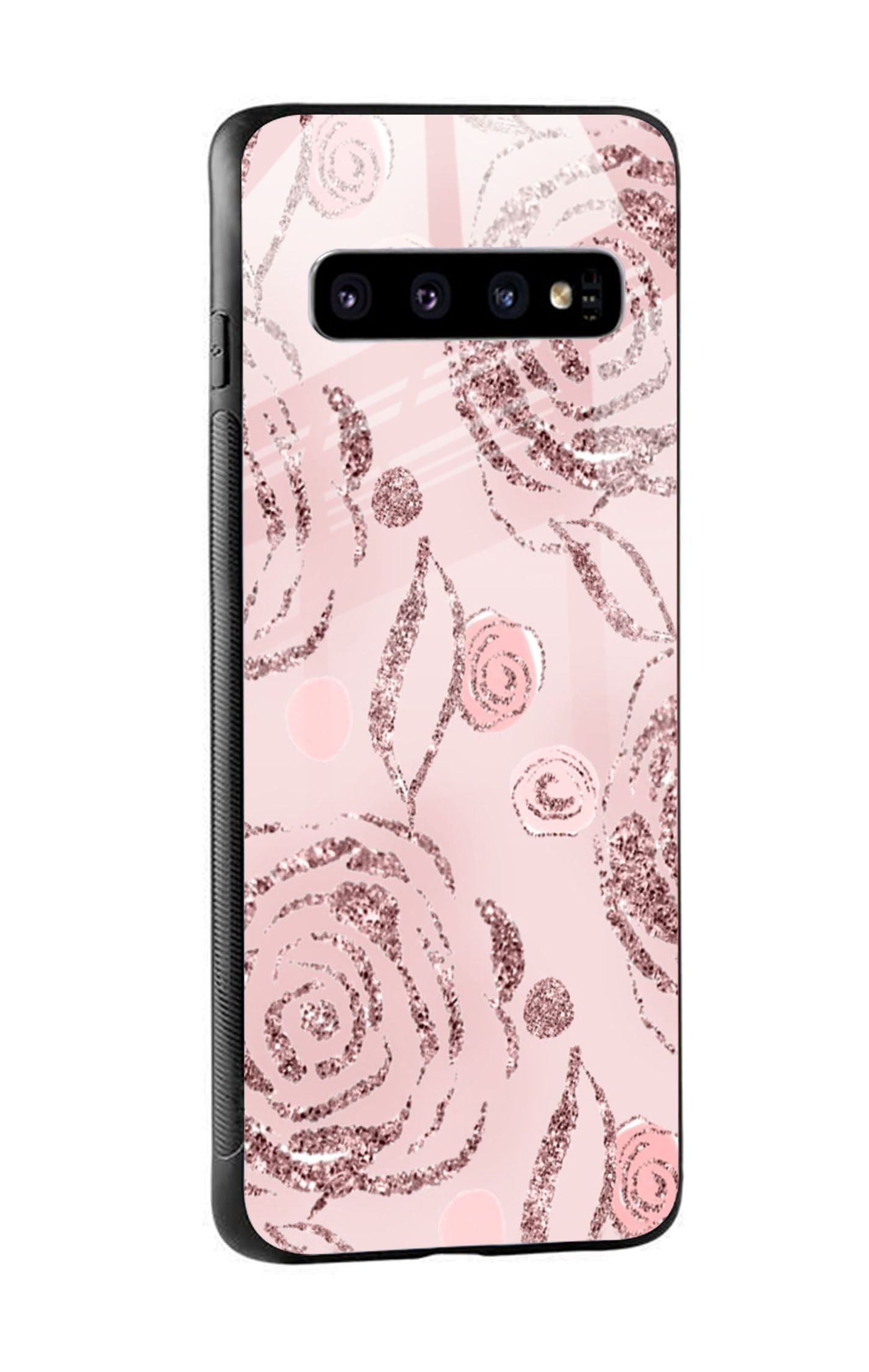 Shimmer Roses Glass case for Samsung Galaxy S10 Plus