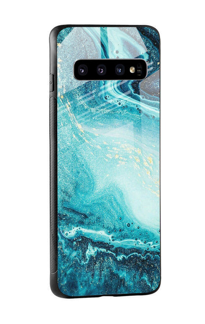 Sea Water Glass case for Samsung Galaxy S10 Plus