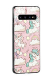 Balloon Unicorn Glass case for Samsung Galaxy S10 Plus