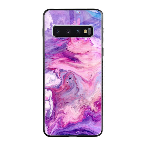 Cosmic Galaxy Samsung Galaxy S10 Plus Glass Cases & Covers Online