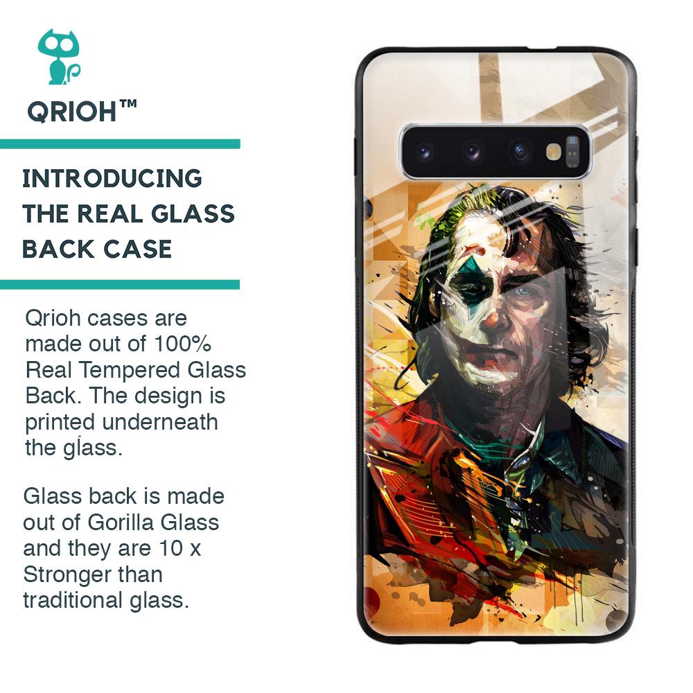 Psycho Villain Glass Case for Samsung Galaxy S10 Plus
