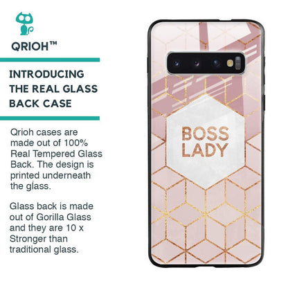 Boss Lady Glass Case for Samsung Galaxy S10 Plus