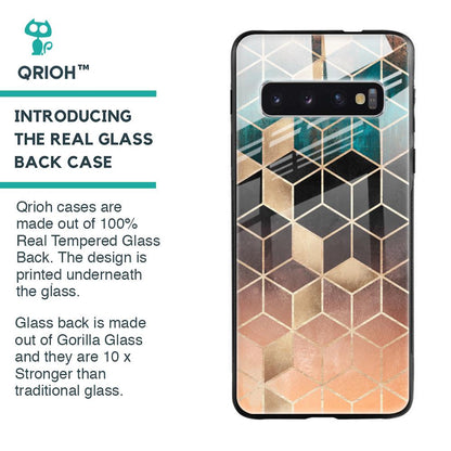 Bronze Texture Glass Case for Samsung Galaxy S10 Plus