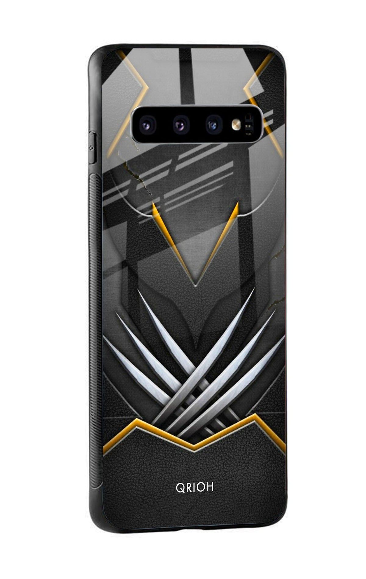 Black Warrior Glass Case for Samsung Galaxy S10 Plus