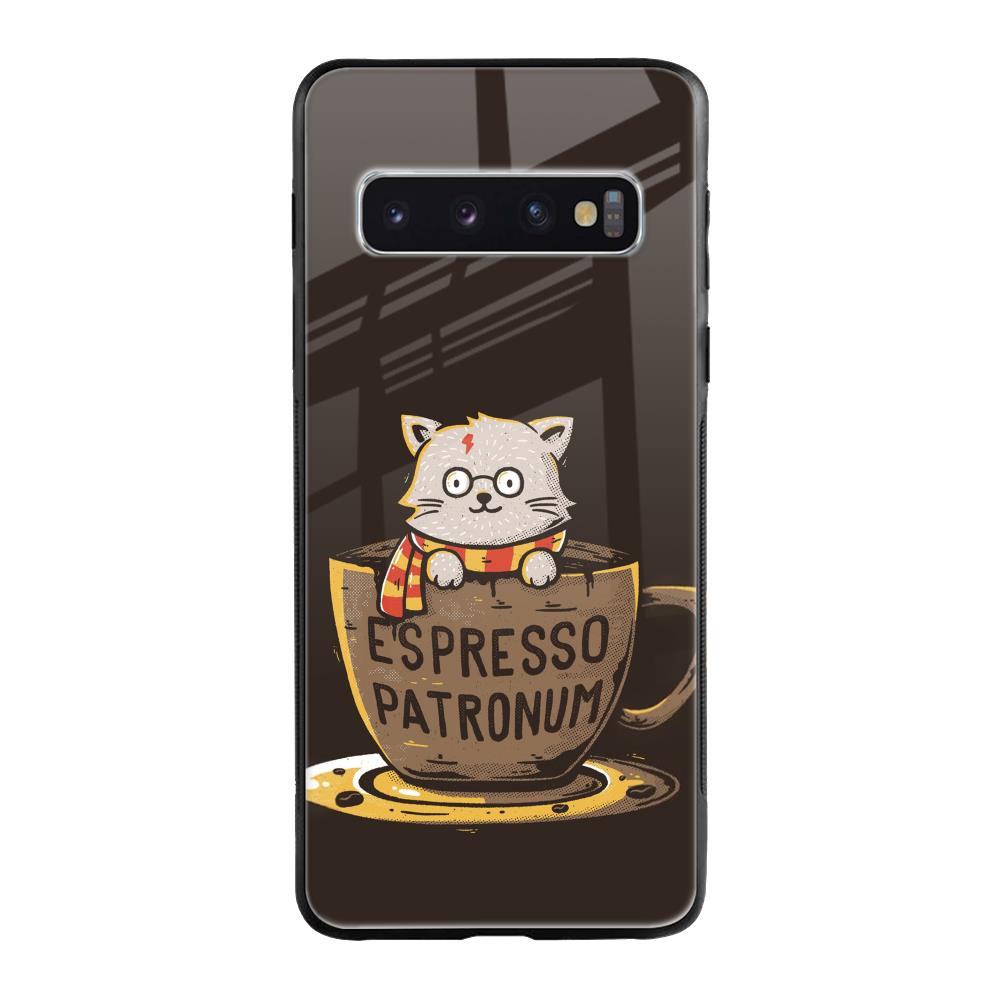 Tea With Kitty Samsung Galaxy S10 Plus Glass Cases & Covers Online