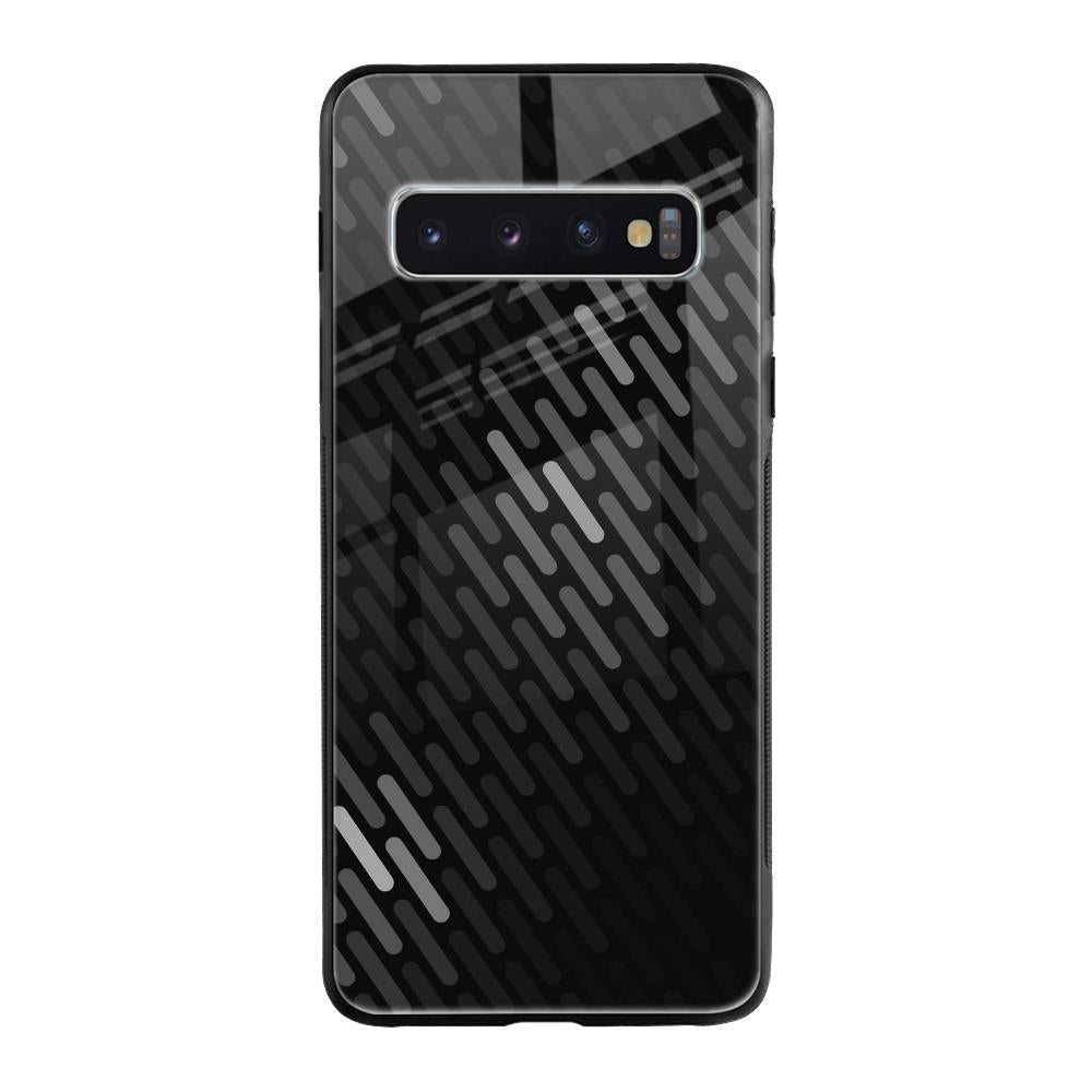 Dark Abstract Pattern Samsung Galaxy S10 Plus Glass Cases & Covers Online