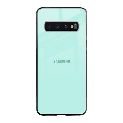 Teal Samsung Galaxy S10 Plus Glass Back Cover Online