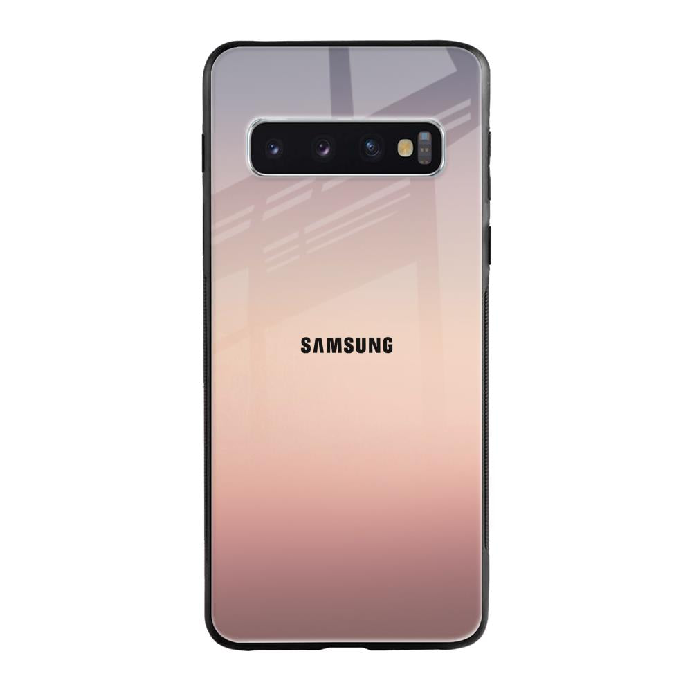 Golden Mauve Samsung Galaxy S10 Plus Glass Back Cover Online