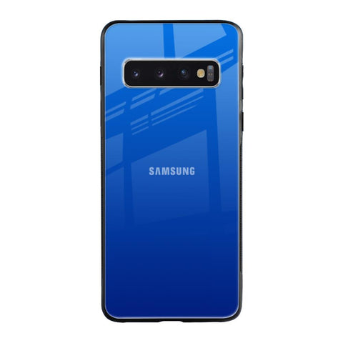 Egyptian Blue Samsung Galaxy S10 Plus Glass Back Cover Online