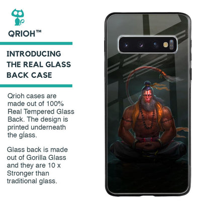 Lord Hanuman Animated Glass Case for Samsung Galaxy S10 Plus