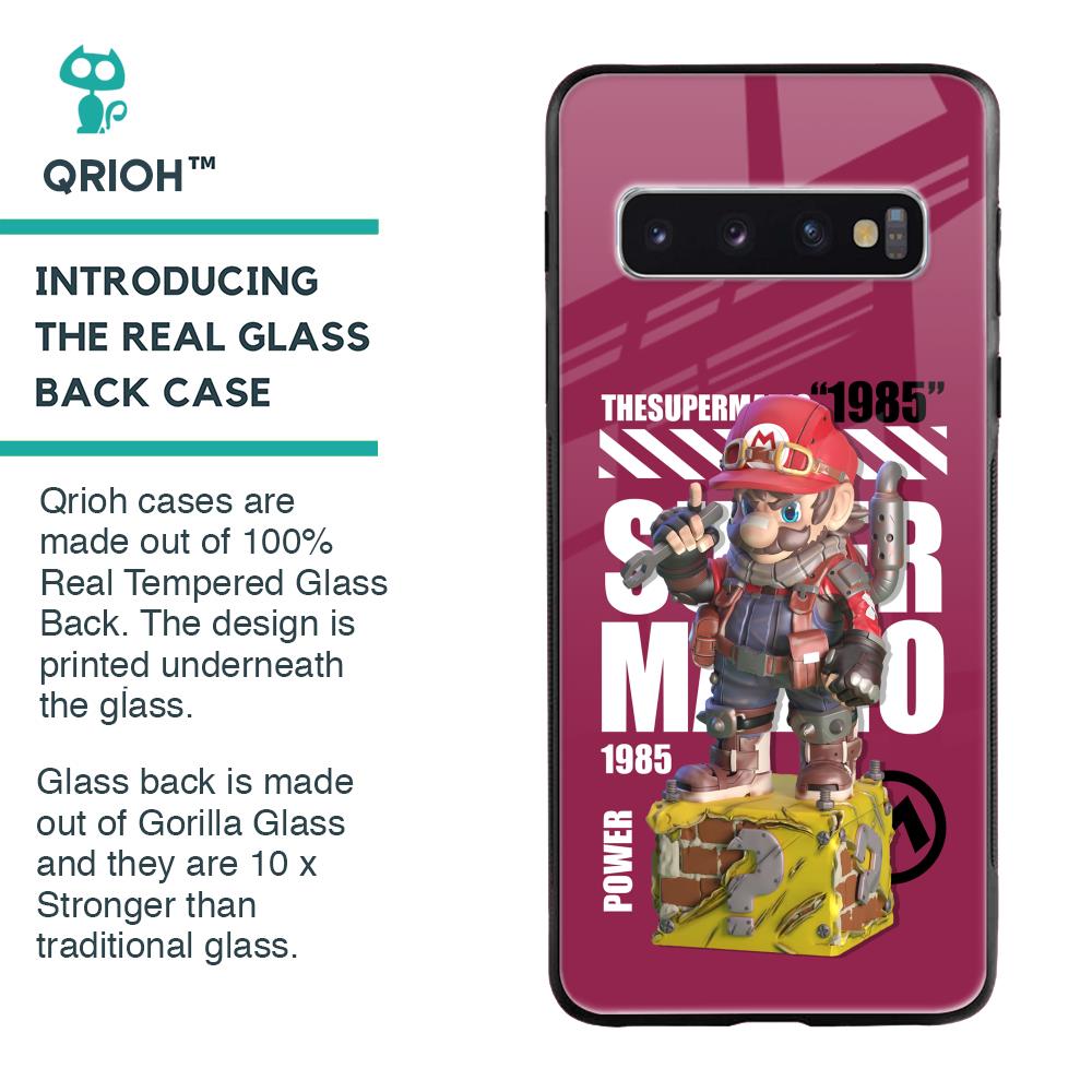 Gangster Hero Glass Case for Samsung Galaxy S10 Plus