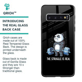 Real Struggle Glass Case for Samsung Galaxy S10 Plus
