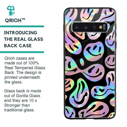Acid Smile Glass Case for Samsung Galaxy S10 Plus