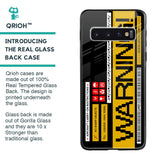 Aircraft Warning Glass Case for Samsung Galaxy S10 Plus