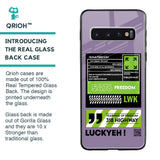 Run & Freedom Glass Case for Samsung Galaxy S10 Plus